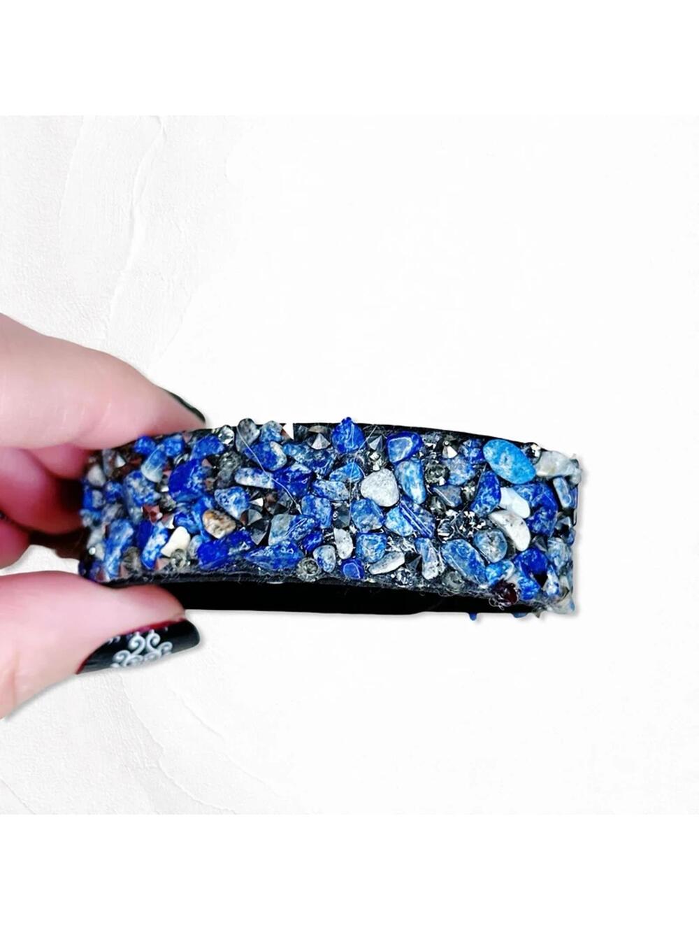 5955gc. Stone Rocker Bracelet